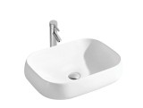 Lavoar pe Blat, Alb, Ceramica, Model LX-5526, Dimensiune 560 x 420 x 140 mm