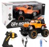 Masina Mega Truck OFF ROAD cu telecomanda, lumini LED, incarcare USB, acumulator inclus, 26x9x15 cm, Oem