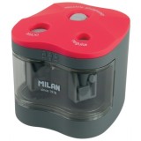 Ascutitoare Electrica Dubla Milan, Protectie, Baterii Incluse, Standard/Gros