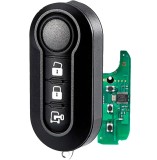 Cheie Auto Completa Programabila, cu telecomanda 433MHz, 3 butoane, cip PCF7946, sistem Marelli &ndash; compatibila Fiat Ducato, 500L, Doblo, Panda, Citroen