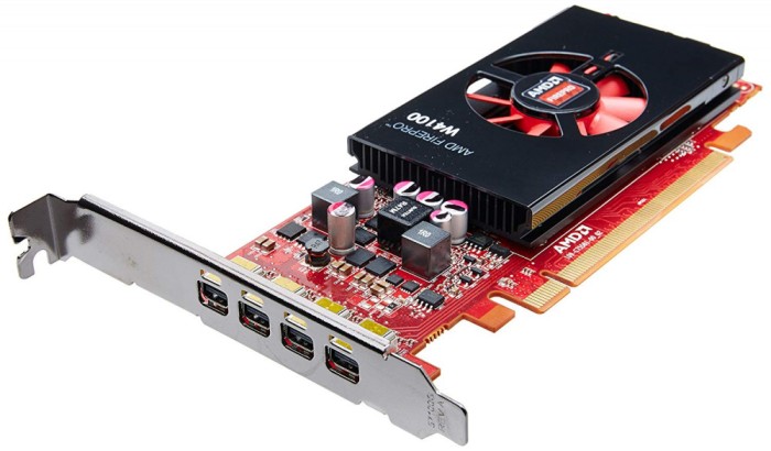 Placa video Dell AMD FirePro W4100, 2GB GDDR5, 4x Mini Display Port, High Profile NewTechnology Media