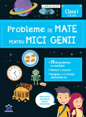 Probleme de mate pentru mici genii - clasa I (7-8 ani) PlayLearn Toys foto