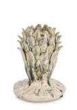 Cumpara ieftin Suport lumanare teracota bej verde Esma &Oslash;11x14,5h