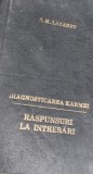 DIAGNOSTICAREA KARMEI , RASPUNSURI LA INTREBARI LAZAREV VOLUMUL5 CARTONATA