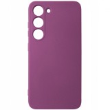 Husa tip capac spate silicon TPU Matte mov pentru Samsung Galaxy S23 5G