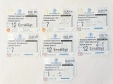 12 bilete meci fotbal FC Schalke 04 ticket - 12 pieces collection of tickets - 96/97 - 97/98 - 98/99