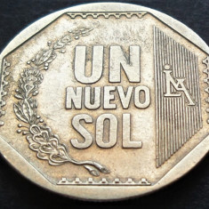 Moneda exotica 1 NUEVO SOL - PERU, anul 2004 * Cod 3378