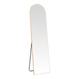 Cumpara ieftin Oglinda aluminiu Plaza, Aluminiu, Auriu - Negru, 50x28x160 cm