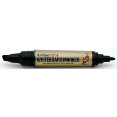 Marker pentru tabla de scris ARTLINE 525T, doua capete - varf rotund 2. 0mm/tesit 5. 0mm - negru