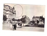 CP Bucuresti - Piata Universitatii, RPR, circulata 1958, animata, cu urme de tus, Printata