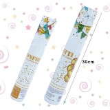 Tun Confetti Aurii Folie, 30 cm, Petrecere &amp; Evenimente Speciale