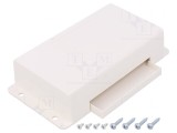 Carcasă Universală ABS Albă 38x133x30mm