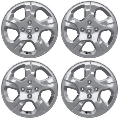 Set 4 Buc Janta Aliaj Oe Dacia Sandero 3 2021&amp;rarr; 15&amp;Prime; Empreinte, ET40, 6J X 15H2, 4&amp;times;100 403006931R foto