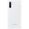 Husa de protectie Samsung LED pentru Galaxy Note 10, White, Alb, Alt material, Carcasa