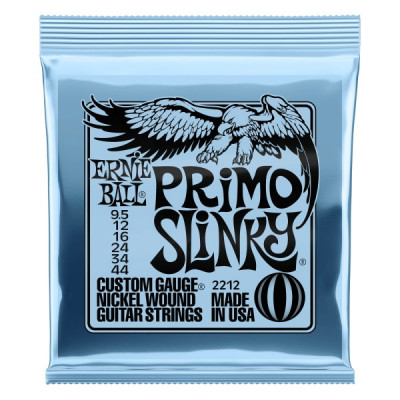 Corzi electrica Ernie Ball 2212 9.5-44 Primo Slinky Nickel Wound foto