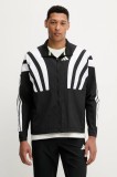 Adidas Performance jachetă de alergare Adizero culoarea negru, de tranzitie, oversize, HZ3692