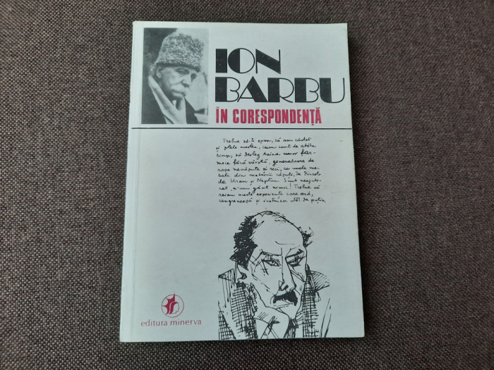 Ion Barbu in corespondenta-Gerda Barbilian,Nicolae Scurtu RF9/0