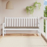 Cumpara ieftin Pernă de bancă de grădină, gri taupe, 200x50x4 cm textil oxford
