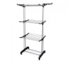 Uscator Rufe Vertical Tiga, 3 Etaje, Mobil, Pliabil + Suport Pantofi - Ideal Spatii Mici