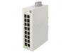 Switch Ethernet Administrabil 16 Porturi RJ45 12-60VDC