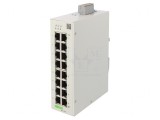 Switch Ethernet Administrabil 16 Porturi RJ45 12-60VDC
