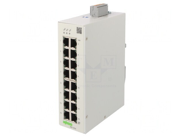 Switch Ethernet Administrabil 16 Porturi RJ45 12-60VDC