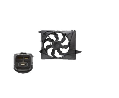 Ventilator radiator GMV Hyundai Santa Fe 2012-2018, RapidAuto 40X123W5 foto