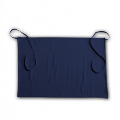 Sort bumbac pentru bucatarie, culoare albastra - fara bretele (70x50 cm)