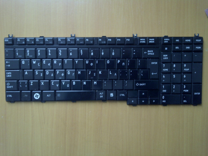 Tastatura SH Toshiba L500 neagra, Grecia (9Z.N1Z82.K0L)