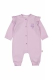 Cumpara ieftin Salopeta cu maneca lunga si volanas nou nascut LILA, Tongs baby (Marime: 3-6 Luni)
