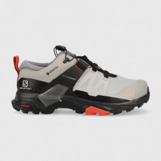 Salomon pantofi X Ultra 4 Wide GTX femei, culoarea gri