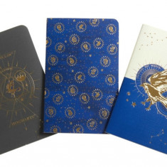 Harry Potter: Ravenclaw Constellation Sewn Pocket Notebook Collection (Set of 3)