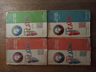 VASILE ALECSANDRI- OPERE COMPLECTE , 4 VOLUME * 1907- 1912 foto