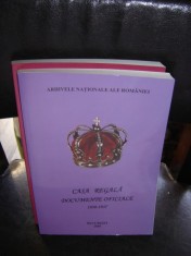 CASA REGALA. DOCUMENTE OFICIALE 1930-1937 foto