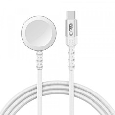 Cablu Incarcare Tech-Protect MC01 Ultraboost pentru Apple Watch Series, Alb