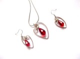 set cristale rosii 38663