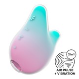 Vibrator Clitoridian Mermaid Vibes, Verde Menta + Roz