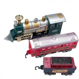Trenulet Electric cu Locomotiva si Vagoane, Cale Ferata - Jucarie Baieti, Copii