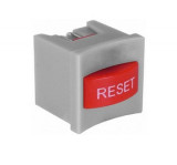 Buton reset, fara retinere, 19x15x15mm, rosu, 168777