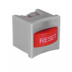 Buton reset, fara retinere, 19x15x15mm, rosu, 168777