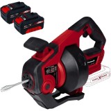 Einhell TE-DA 18/760 Li PXC + Twinpack - Aparat de desfundat tevi 16-55 mm + Set 2 acumulatori Li-Ion 18 V 4 Ah
