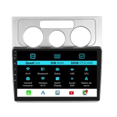 Navigatie Dedicata Volkswagen Touran (2003-2010), 10Inch, 1Gb Ram, 32Gb Stocare, Carplay