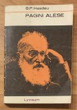 Pagini alese de B. P. Hasdeu Lyceum