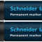 Permanent Marker Schneider Maxx 280, Varf Tesit 4+12mm - Negru