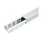 Jgheab Metalic Neperforat Galvanizat 25x50x2000mm pentru Cabluri Electrice OEM