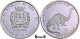 1993, 5 Pesos - Apatosaurus - Cuba | KM 405 | PROOF, America Centrala si de Sud, Argint