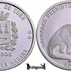 1993, 5 Pesos - Apatosaurus - Cuba | KM 405 | PROOF