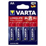 BATERIE ALCALINA LR06 MAX POWER VARTA BLISTER 4 BUC