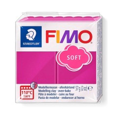 Pastă polimerică FIMO Soft 57g Roz aprins