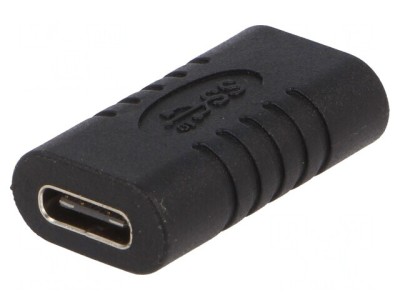 Adaptor USB 3.0 la USB C, Negru foto